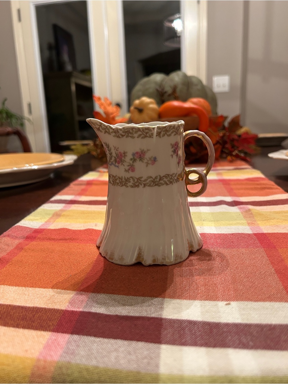 Haviland Limoges creamer made in France between 1890 and 1915